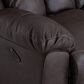 Moore Furniture Warner Manual Reclining Console Loveseat in Duvall Coffee, , large