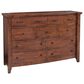 Napa Furniture Design Whistler Retreat 9-Drawer Dresser and Mirror in Dark Mango, , large