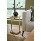 Hooker Furniture Banyon Bay Accent Table in Desert Oak and Brushed Brass, , large