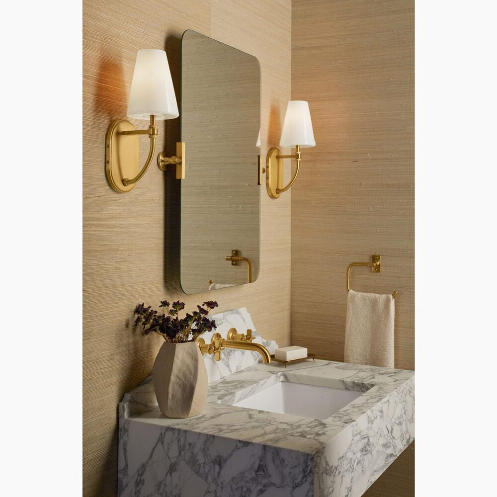 Kohler Castia 20" Rectangular Mirror in Vibrant Brushed Moderne Brass, , large
