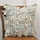 Rizzy Home Abstract 20" Down Filled Pillow in Gray, , large