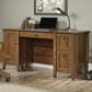 Sauder Carson Forge Computer Desk in Washington Cherry, , large