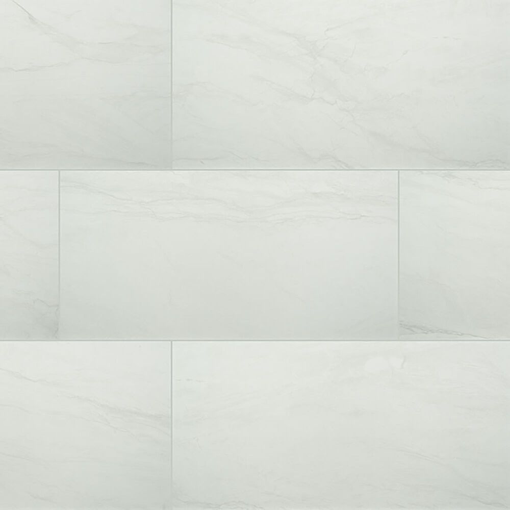 MS International Durban White 12" x 24" Polished Porcelain Tile, , large