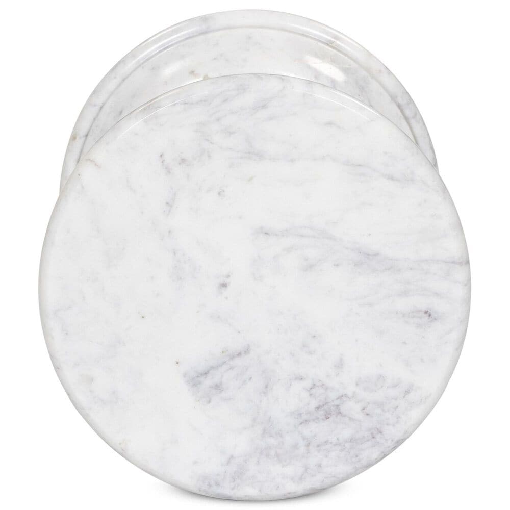Four Hands Cyprus End Table in White, , large
