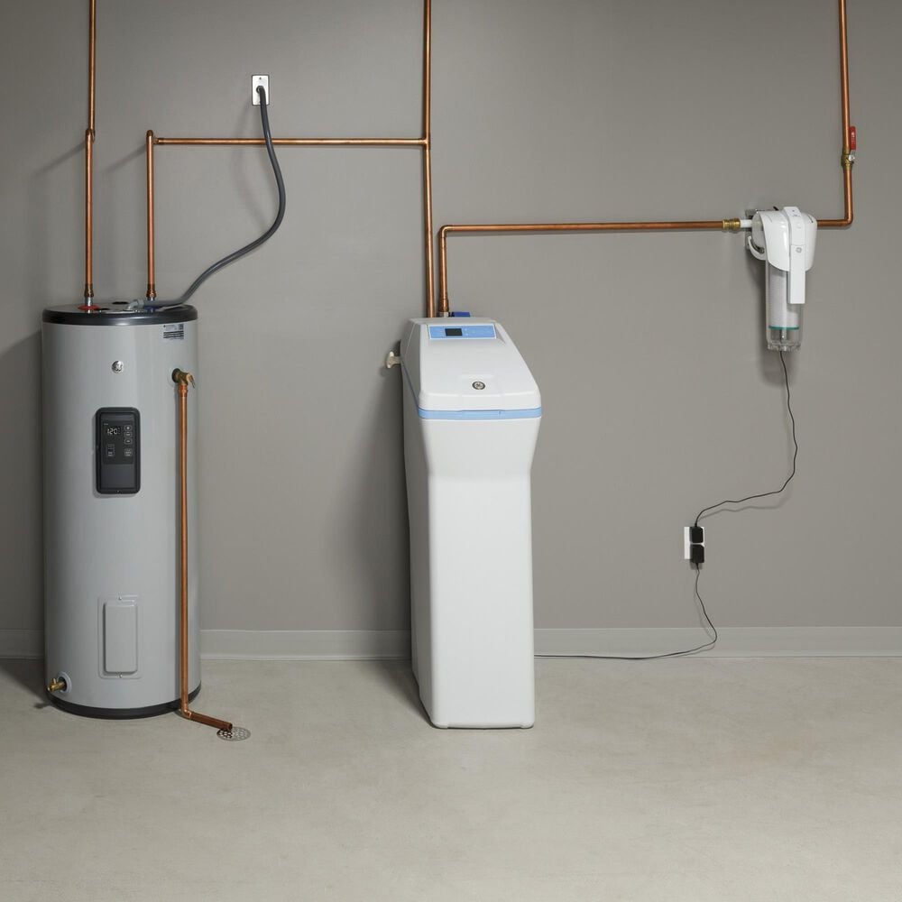 GE Appliances 30-Gallon Smart Tall Electric Water Heater in Gray, , large