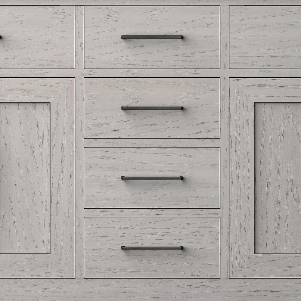 Lexora Home Abbey 60&quot; Double Bathroom Vanity in White Oak with 2 cm White Quartz Top and Rectangular Sinks, , large