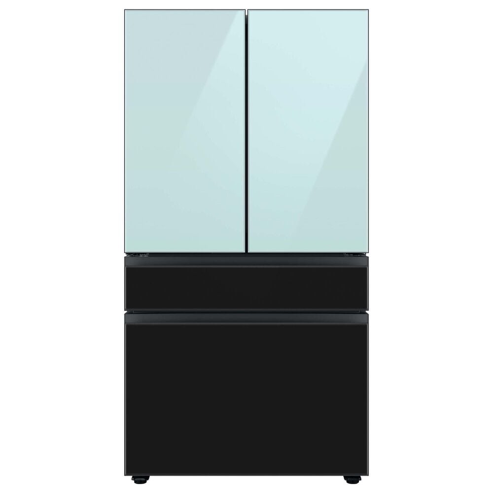Samsung Bespoke Bespoke 4-Door French Door Refrigerator Top Panel in Morning Blue Glass, , large
