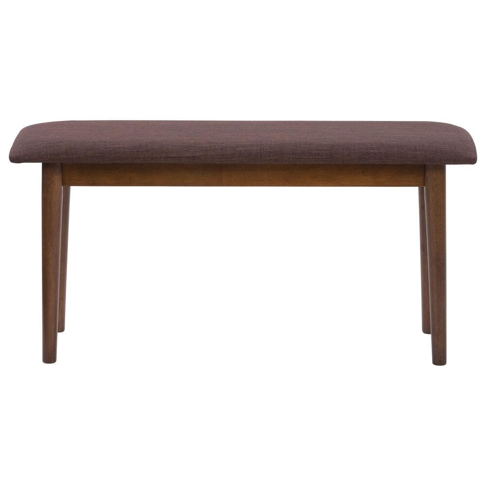 CorLiving Branson Dining Bench in Warm Walnut/Brown, , large