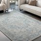 Surya Avellino 10" x 14" Light Beige, Gray, Pale Blue, Deep Teal, Denim, Tan and Light Olive Area Rug, , large