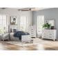 Ashley Makidern 2 Piece Twin Storage Bedroom Set with Four Drawers in Whitewash, , large
