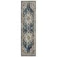 Safavieh Monaco MNC243N-216 2"2" x 16" Navy/Light Blue Runner, , large