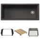 Blanco Inteos 45" Undermount Single Bowl Kitchen Sink in Cinder, , large