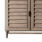 James Martin Vanities Portland 60" Single Bathroom Vanity in Whitewashed Walnut with Single Hole 3 cm White Zeus Quartz Top and Rectangular Sink, , large