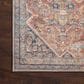Loloi Adrian 2" x 5" Rust and Denim Area Rug, , large