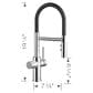 Blanco Catris Flexo Filter Semi-Pro 1.5 GPM Kitchen Faucet - Chrome, , large