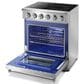 Thor Kitchen 30" Professional Electric Range in Stainless Steel, , large