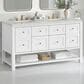 James Martin Vanities Breckenridge 60" Double Bathroom Vanity in Bright White with 3 cm Lime Delight Quartz Top and Rectangular Sinks, , large