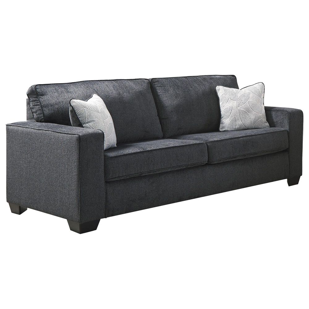 Ashley Altari Stationary Sofa and Loveseat Set in Slate, , large