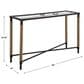Uttermost Braddock Console Table in Natural Fiber Rope, , large