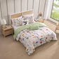 BEBEJAN Fresh Cut Flowers 5-Piece King Comforter Set in White, , large