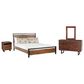 Home Trends & Design Aspen 4-Piece King Bedroom Set in Walnut Brown and Antique Zinc, , large
