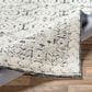 Surya Louvre Black, Ivory and Cream 10" x 14" Area Rug, , large