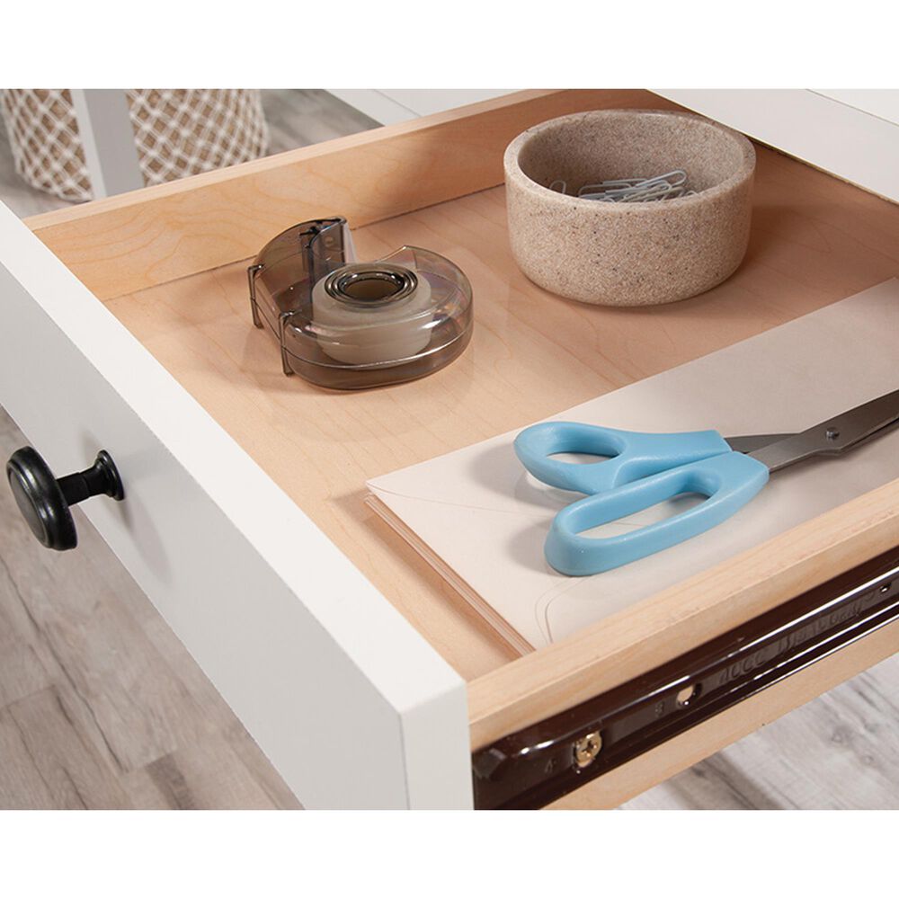 Sauder County Line Writing Desk in Soft White, , large
