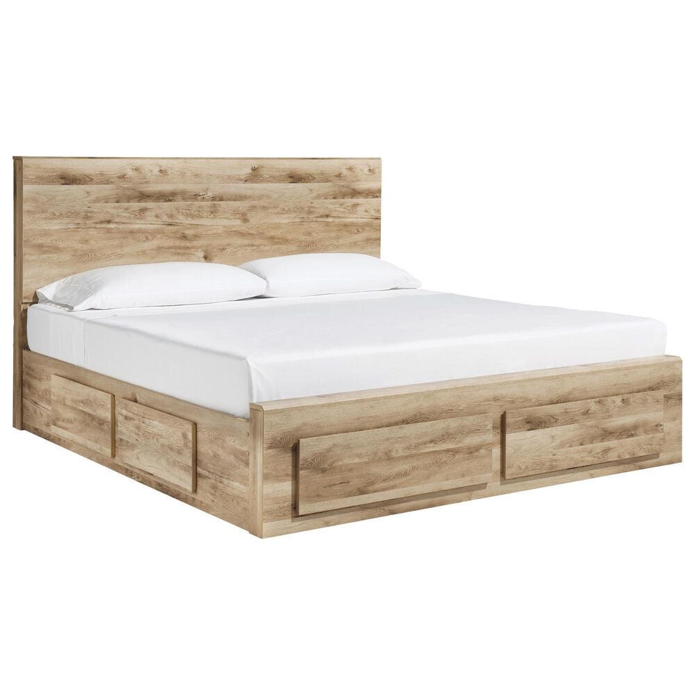 Ashley Hyanna King Storage Bed in Golden, , large