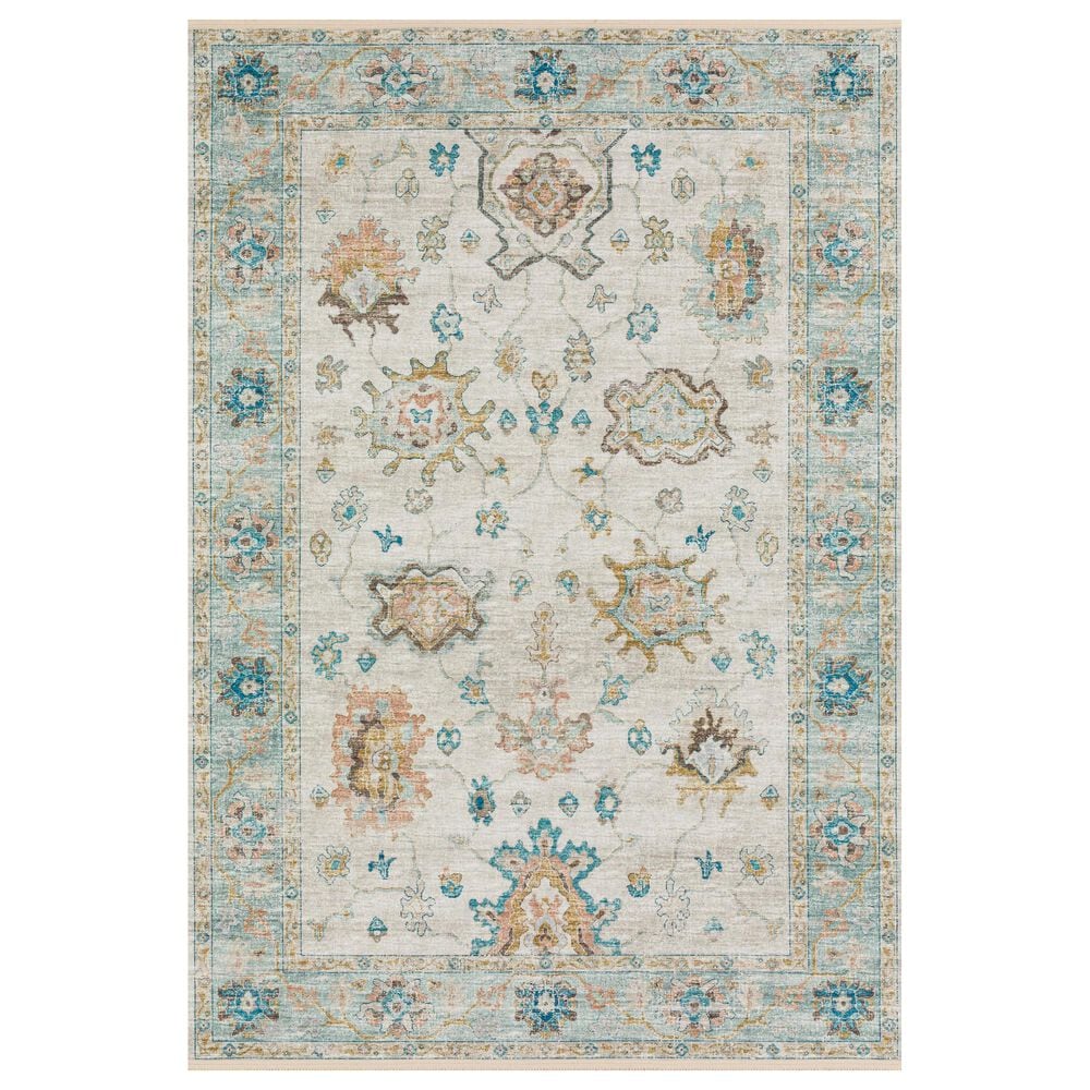 Dalyn Rug Company Marbella Oriental 9" x 13" Ivory Area Rug, , large