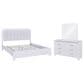 Ashley Jarlee 3-Piece King Upholstered Bedroom Set in White, , large
