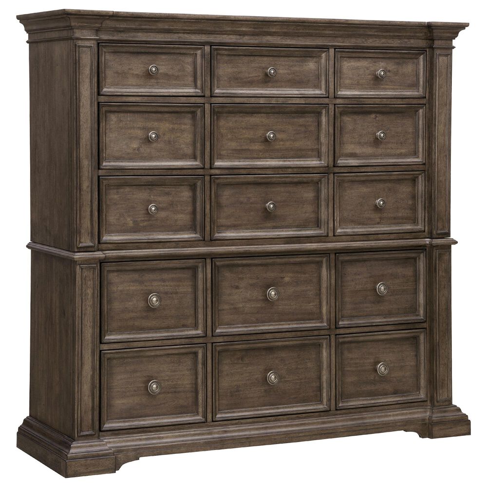 Pulaski Furniture Corp Woodbury 5-Piece King Bedroom Set in Brown, , large