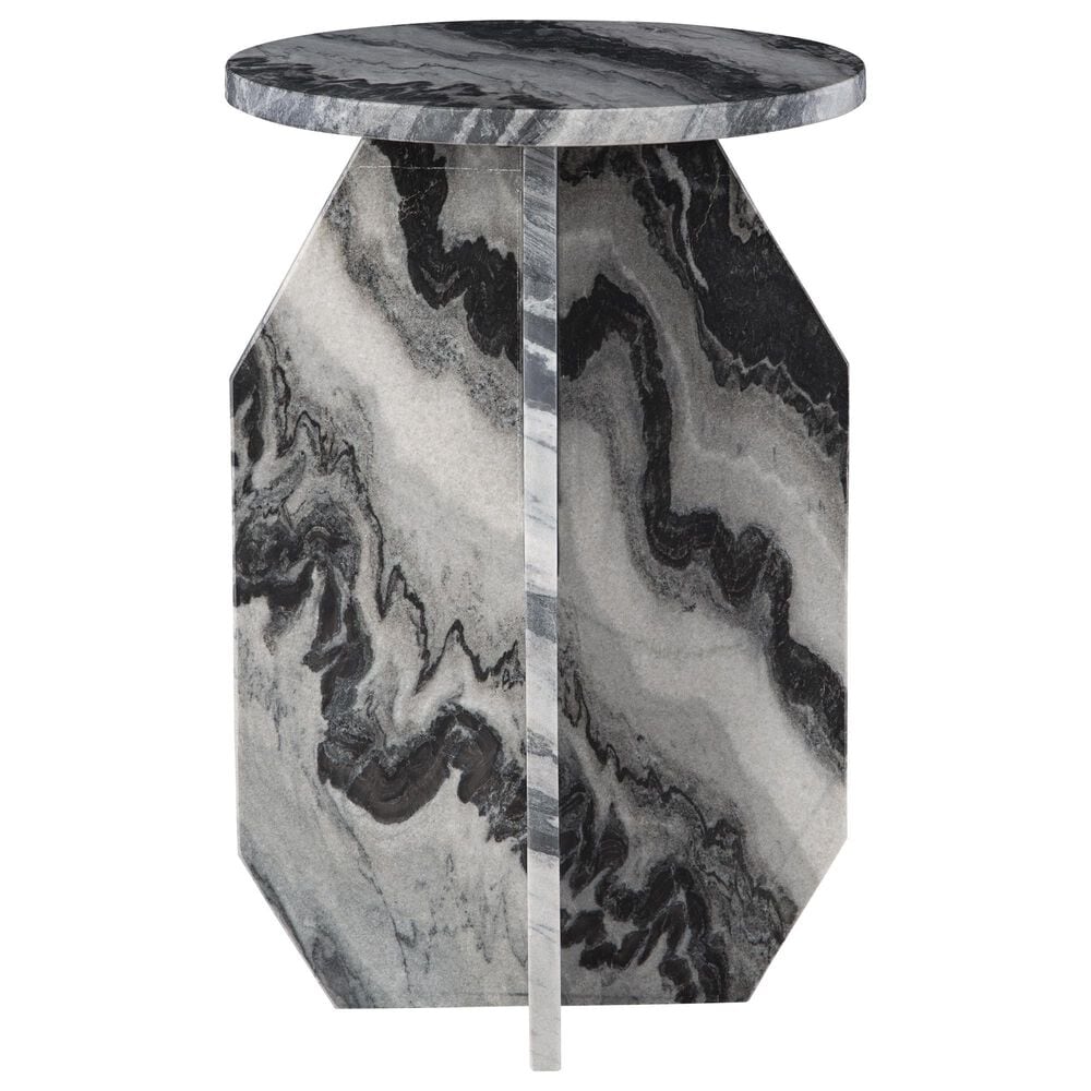 Ashley Wrenlane Accent End Table in White, Gray, Taupe and Black, , large