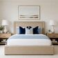Simeon Collection Kennedy King Storage Panel Bed in Balanced Fossil, , large