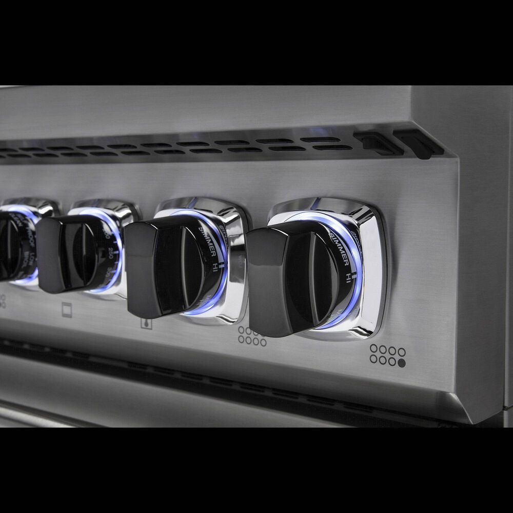 Viking Range 48&quot; Freestanding Dual Fuel Range with 8 Burners in Stainless Steel, , large