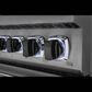 Viking Range 48" Freestanding Dual Fuel Range with 8 Burners in Stainless Steel, , large