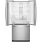 Whirlpool 30" Wide French Door Refrigerator in Fingerprint Resistant Stainless Steel, , large