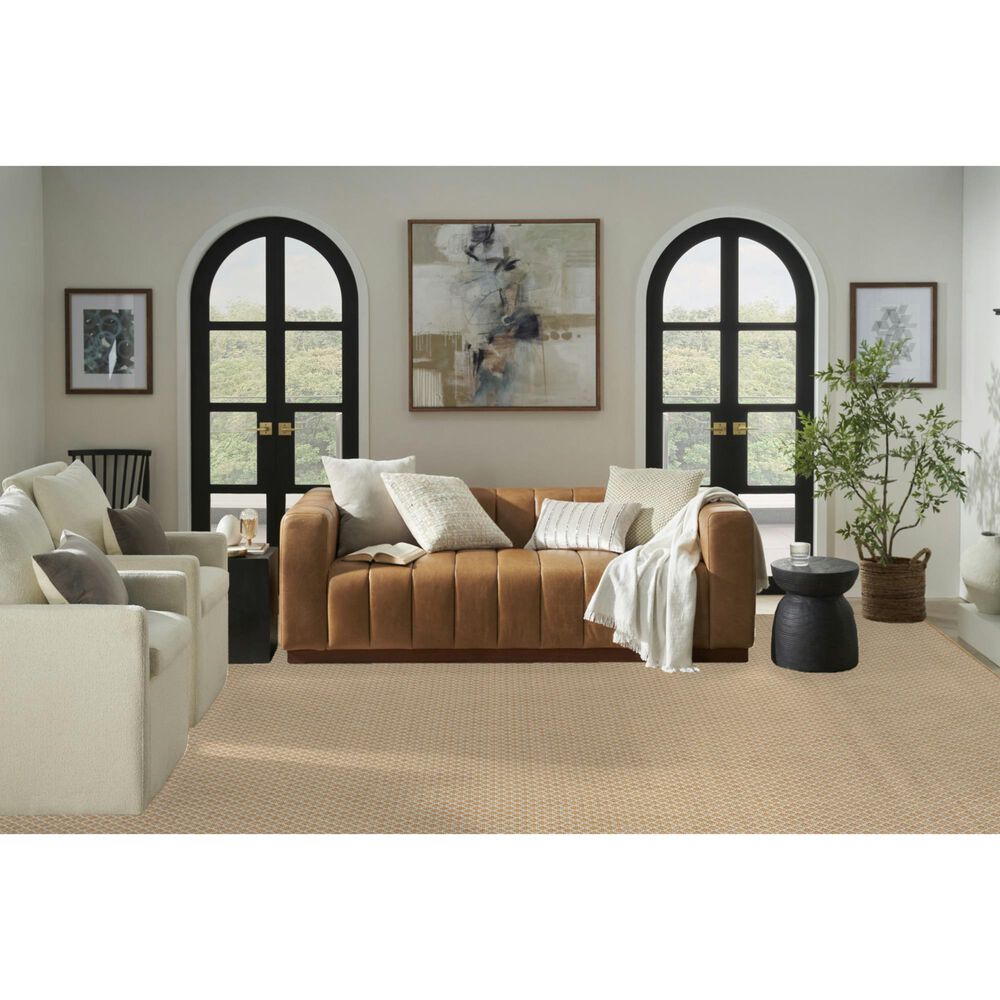 Nourison Courtyard Natural 10&#39; x 14&#39; Indoor/Outdoor Area Rug, , large
