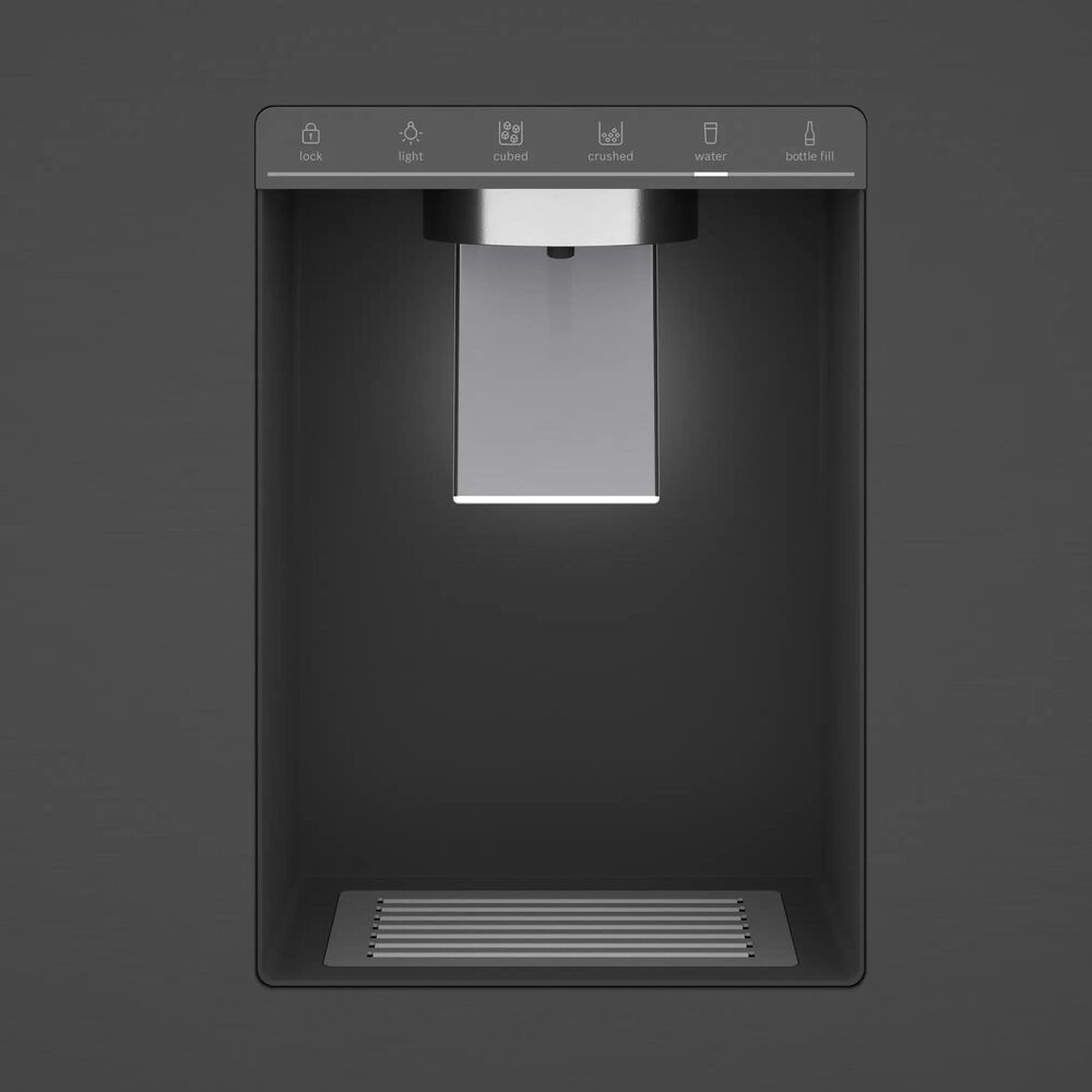 Bosch 36" French Door Bottom Mount Refrigerator in Black Stainless