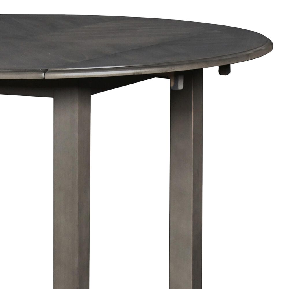 New Heritage Design Gia 3-Piece Round Dining Set in Gray, , large