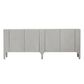 Blue Sun Designs Maiya 4 Door 4 Shelves Sideboard in Light Gray Wash, , large