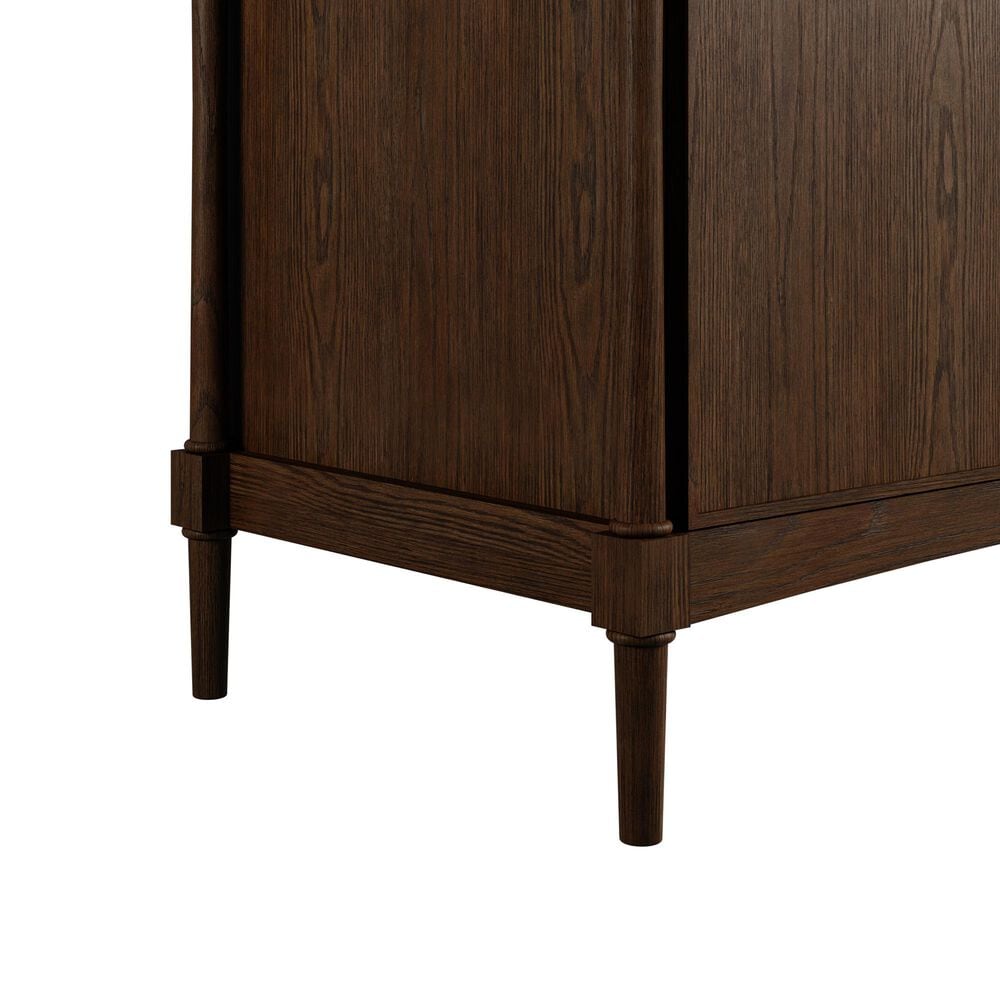 James Martin Kinnsden 36" Single Bathroom Vanity in Sable Oak with 3 cm Siberian Silestone Top and Rectangular Sink, , large