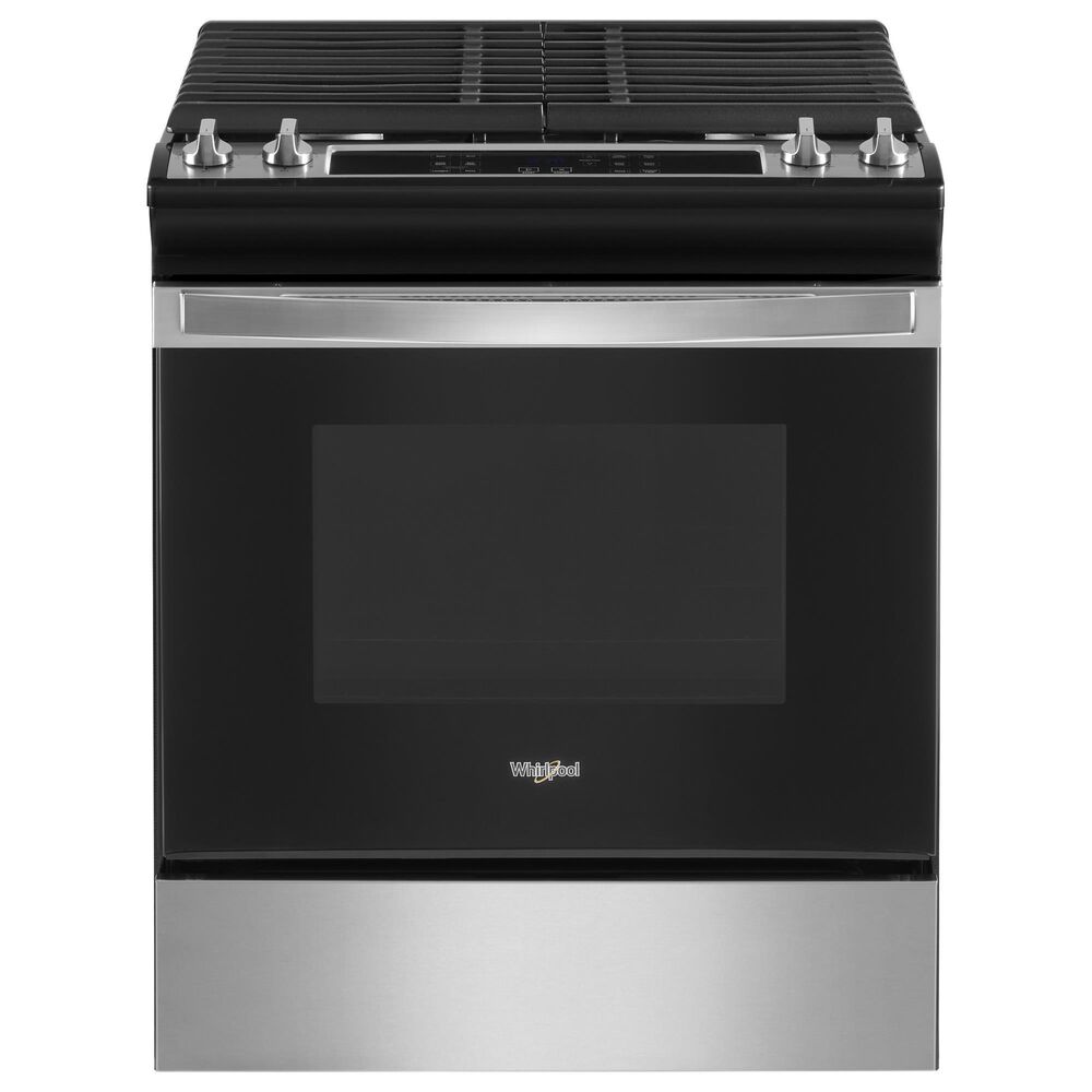 Whirlpool 5 Cu. Ft. Gas Range with Frozen Bake in Stainless Steel, , large