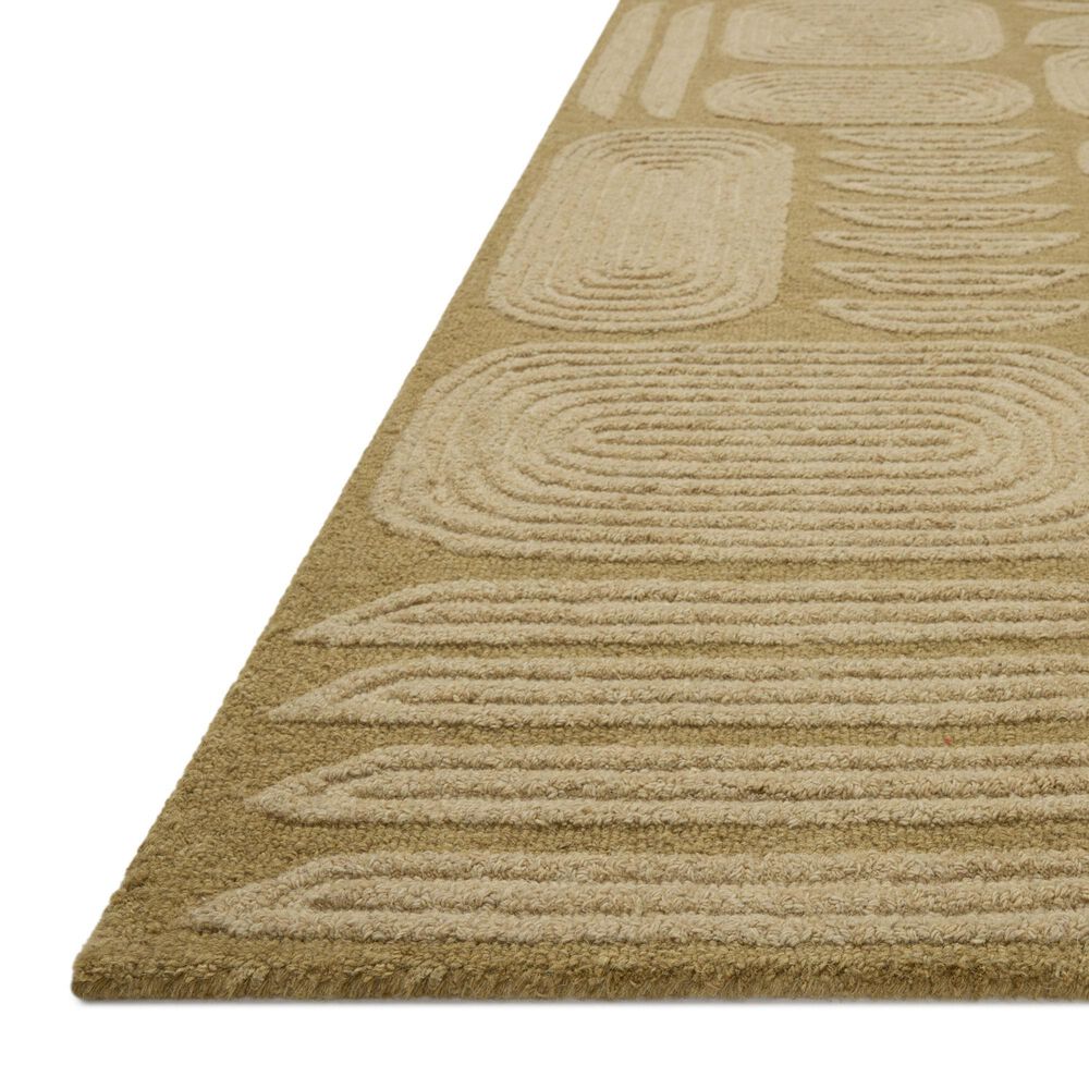 Loloi Madi Light Olive and Oatmeal 7'9" x 9'9" Area Rug, , large