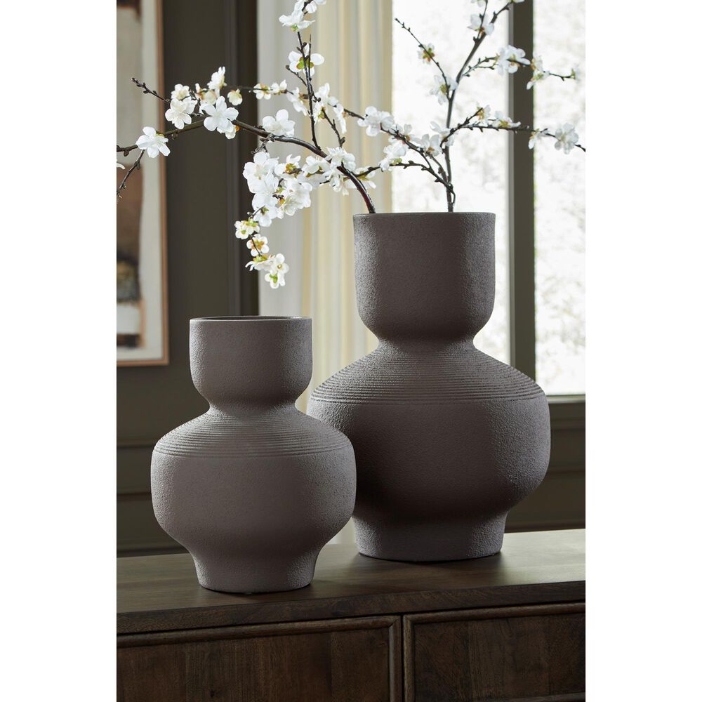 Ashley Dalsen 12.75" Vase in Brown, , large