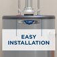 GE Appliances RealMAX Premium 40-Gallon Short Natural Gas Atmospheric Water Heater in Gray, , large