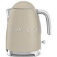 SMEG Retro Style 7-Cup Electric Kettle in Matte Moonlight and Polished Chrome, , large