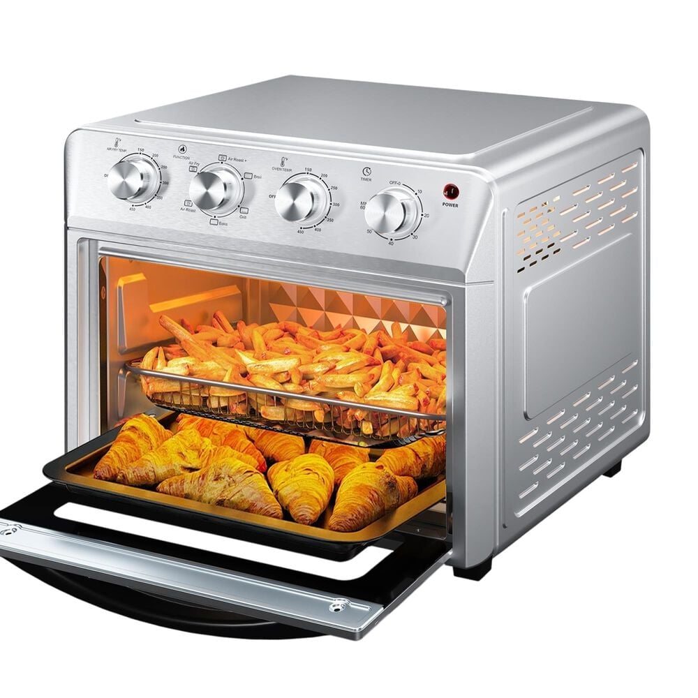 HOMLUX 27.5 Qt Air Fryer Oven in Silver, , large