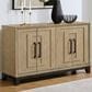 Emerald Home Furnishings Sutton Place Sideboard in Caramel And Cocoa Brown, , large