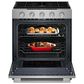KitchenAid 2-Piece Kitchen Package with 5 Cu. Ft. Smart Slide-in Gas Range and 1.1 Cu. Ft. Multifunction Over-the-Range Microwave Oven in PrintShield Stainless Steel, , large