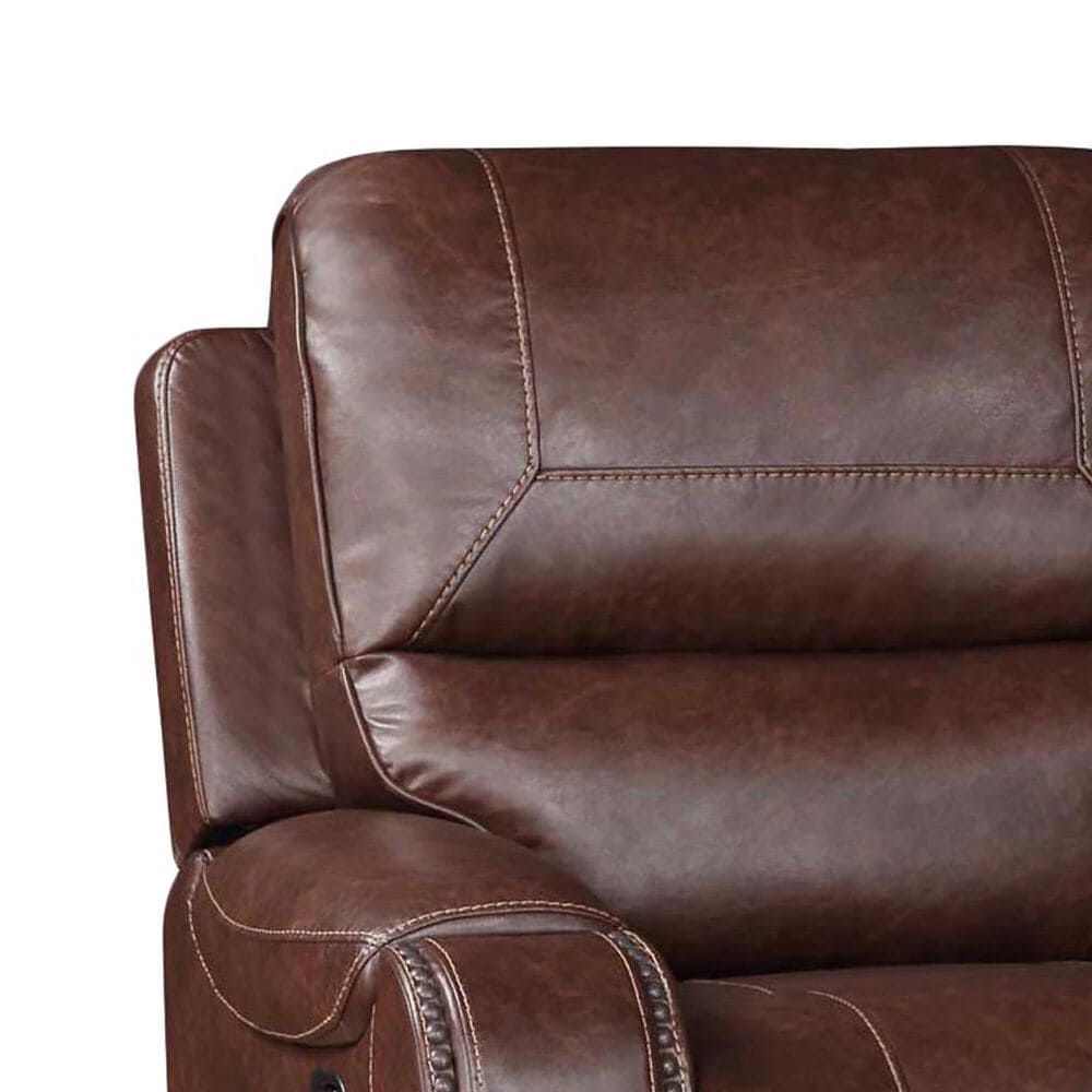 Steve Silver Keily Manual Swivel Glider Recliner in Brown, , large